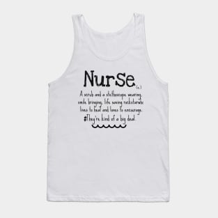 Nurse Definition, Nursing Gift, Nurse Life, Nurse Hero Tank Top